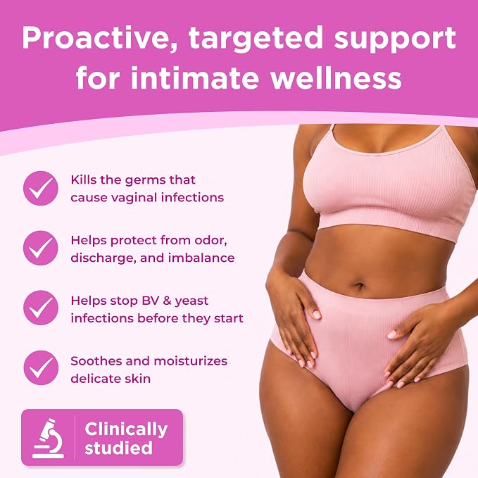FemiClear BV & Yeast Infection Protection Cream, 0.5 Oz | Helps Control Odor & Discharge, Soothing & Moisturizing Feminine Care with Hyaluronic Acid, Natural & Organic Ingredients