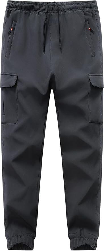 Boys Girls Snow Pants Waterproof Fleece Lined Ski Pants Kids Winter Hiking Pants