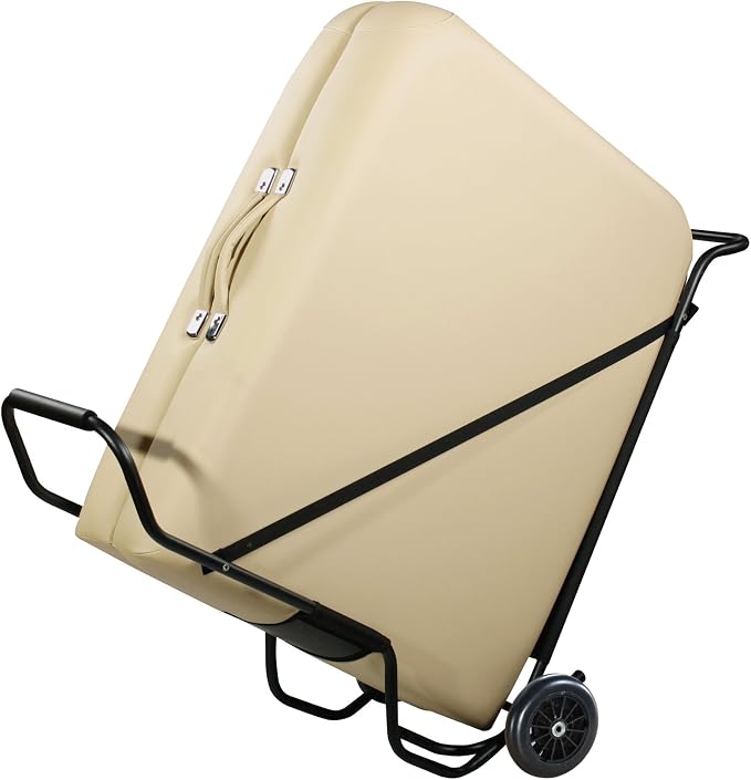 Master Massage Universal Foldable Massage Table Cart for Portable Massage Beds- Lightweight Massage Table Folding Travel Skate with Large Rubber Wheels Fits Most Brands & Sizes