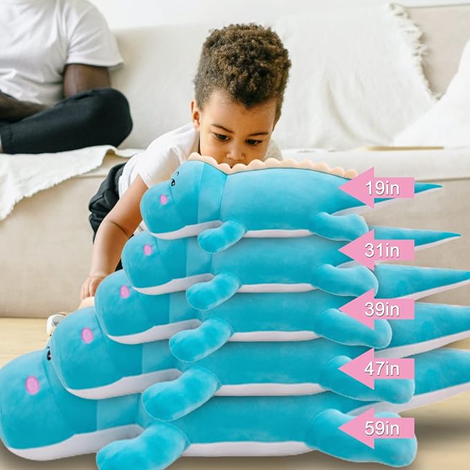 Plush Toy Pillow,Stuffed Animals Doll,Soft Lumbar Back Cushion Big Dinosaurs Plushies Stuffed Toy Cute Pillows,Great for Kids Birthday,Valentine