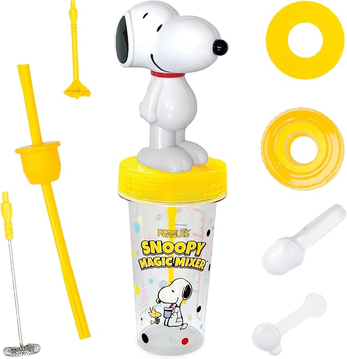Preschool Drink Mixer for Kids Ages 3+ – Real Working Milkshake & Smoothie Maker | Safe No-Blade Kitchen Toy with Mixing Cup & Straw | Montessori Tool for Toddlers | Mix Chocolate Milk, Juice & More