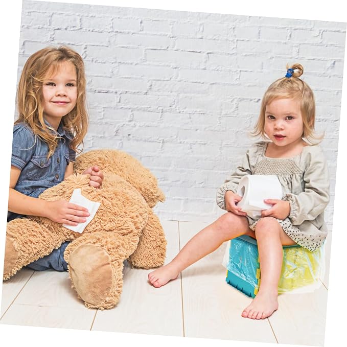 Milisten Folding Toilet Seat for Toddlers Elongated Potty Portable Training Potty Travel Toilet Safe Odorless Plastic Easy Assembly