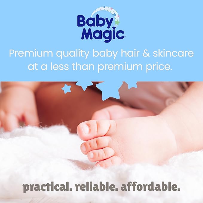 Baby Magic Gentle Baby Lotion 9oz Vitamins & Aloe Free of Parabens, Phthalates, Sulfates and Dyes, Camellia Oil & Marshmallow Root, 9oz (Pack of 1)