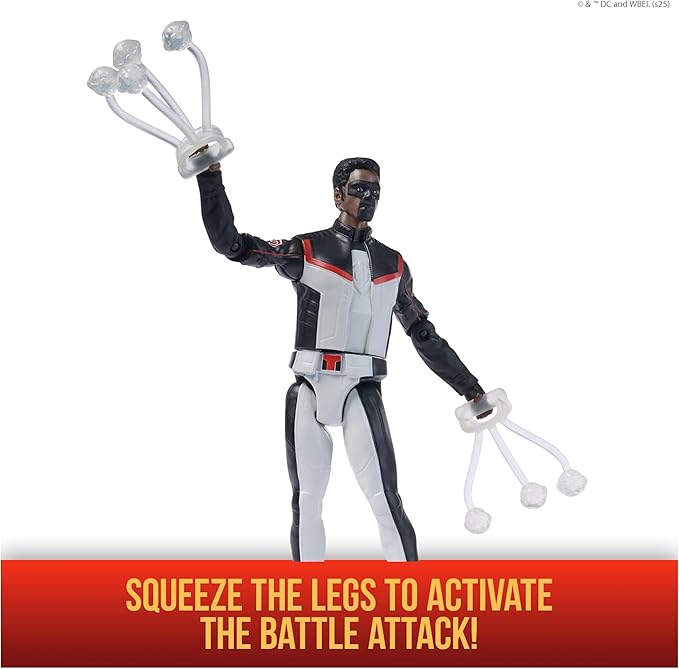 DC Comics, Superman, Mr. Terrific, Epic Strike Action Figure, 6-Inch Tall, Authentic Movie Styling, Includes 2 Accessories, Kids Toys for Boys and Girls Ages 4 and Up