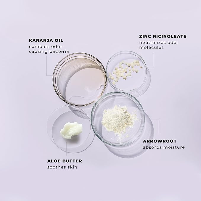 Sulina Shop Natural Deodorant, Aluminum Free, Lavender | Soothing lavender scent, Sensitive skin-friendly, Baking soda-free, Plant-based ingredients.