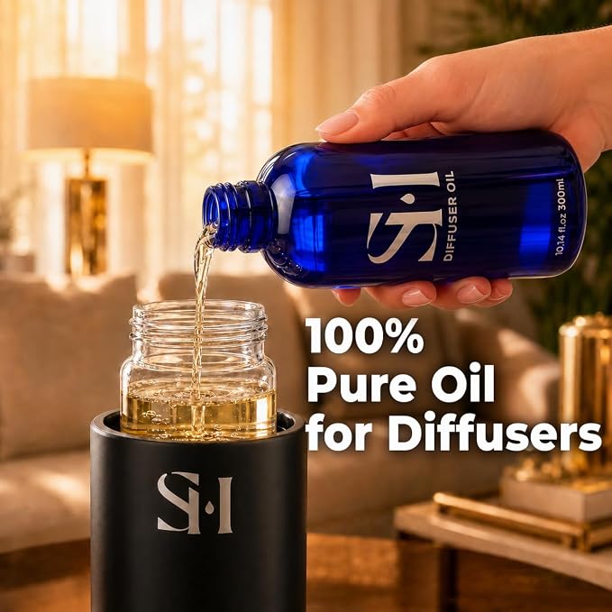 Inspired by 5-Star Hotel Rio de Janeiro RJ03 Hotel Scent Diffuser Oil | 2 Pack of 10.14 Fl Oz (300ml) - Waterless Diffuser Oil Refill & Highly Concentrated Fragrance Oil, Diffuser Oil Scents Luxury