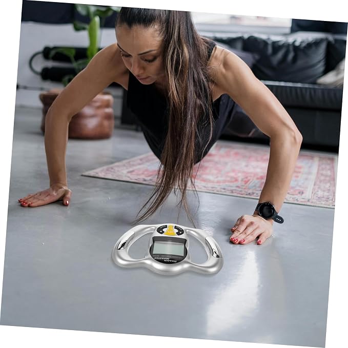 Digital Fat Measurement Device with LCD Screen Portable Handheld BMI Analyzer for Precise Percentage and Index Testing User-Friendly Interface for Reliable Health Monitoring