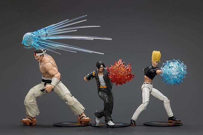 JOYTOY SNK 1/18 Action Figure KOF 98UM Hero-3PCS Collection Model Birthday Gift