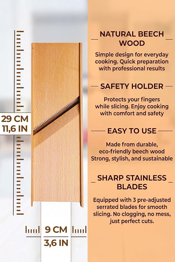 Wooden Stainless Korean Carrot Grater Steel Slicer Cutter Shredder - Russian Salad Korean Carrot Salad - 3.9 x 11 in by SHSH trade group