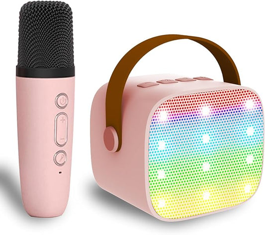 Mini Karaoke Machine for Kids & Adult, 4-12 Years Old Girls Christmas Birthday Gift for Boys, Karaoke Toys Gifts for Girls Ages 4, 5, 6, 7, 8, 9, 10, 12 +Year Old Birthday Party