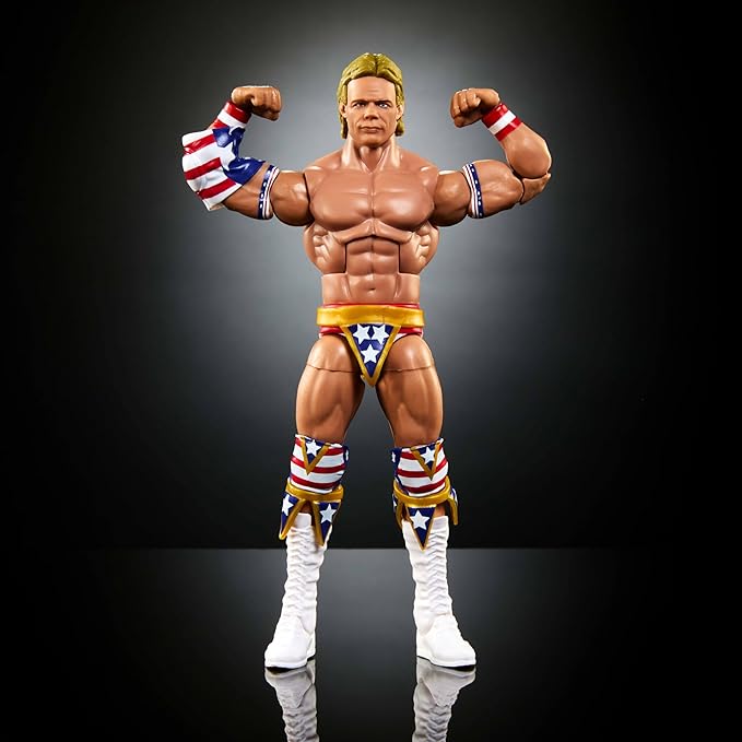 Mattel WWE Elite Collection Action Figure, SummerSlam Lex Luger Collectible with Accessory & Referee Build-A-Figure Parts