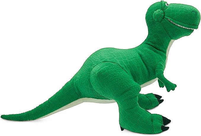 DISNEY STORE Toy Story Plush, Rex, Iconic Cuddly Toy Character with Embroidered Eyes and Soft Plush Features, Suitable for All Ages