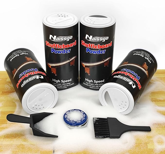 Shuffleboard Sand Wax Shuffleboard Powder Set with Small Brush & Pan