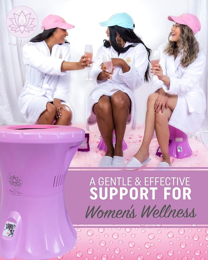 Yoni Steamer For Women Yoni Kit Comes with Ready to Steam Yoni Herbs Tea Bags for V Cleansing, Moisturizing, Feminine Odor, Ph Balance & Postpartum Care