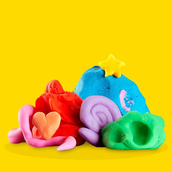 Play-Doh Jewel Colors Bulk 12-Pack of 4-Ounce Cans, Holiday Stocking Stuffers, Prizes & Party Favors, Kids Arts & Crafts, Preschool Toys, Ages 2+ (Amazon Exclusive)