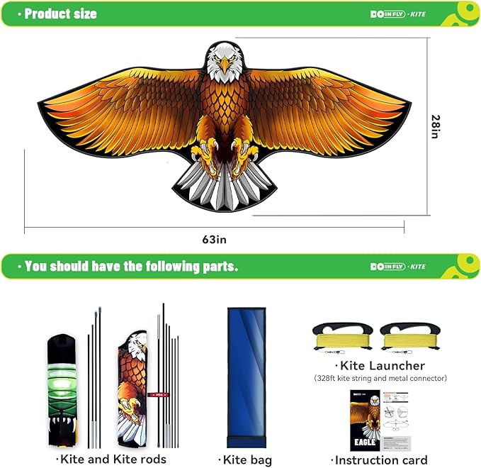 Kite for Ages 8-12, Easy to Fly and Assemble Rocket Kites for Beginner, Single Line String Professional Kites for Beach and Outdoor Activity