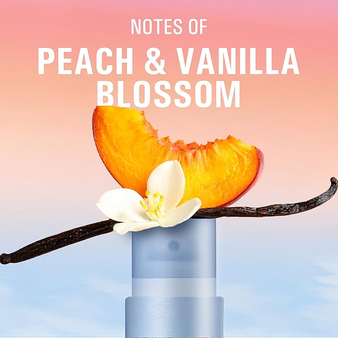 Secret Aluminum Free Whole Body Deodorant Spray for Women, 72hr Sensitive Freshness & Odor Defense, PH Balanced, Invisible Protection, Safe to Use Everywhere, Peach & Vanilla Blossom Scent, 3.5 oz