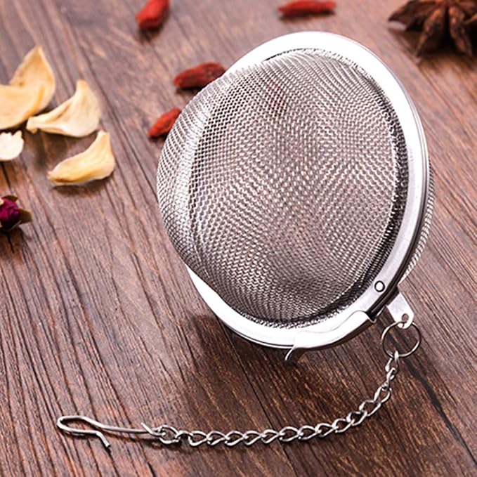 Loose Leaf Tea Steeper, Tea Ball Infusers for Loose Tea,Extra Fine Mesh Tea Strainer Tea Diffusers,Stainless Steel Tea Filter for Brew Leaf Tea Flavoring Herbal Spices Seasonings (15)