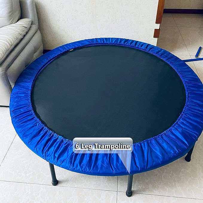 Mini Trampoline Spring Cover 36 Inch Small Trampoline Safety Pad for 6 Holes Round Trampoline Tear-Resistant Oxford Cloth Anti-Vibration Easy to Install Replacement, Multiple Color Options