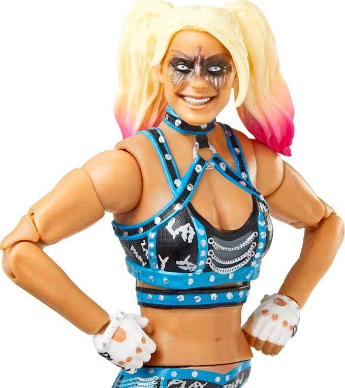 Mattel WWE Elite Collection Action Figure & Accessories, Series #97 Alexa Bliss 6-inch Collectible with 25 Articulation Points & Swappable Hands