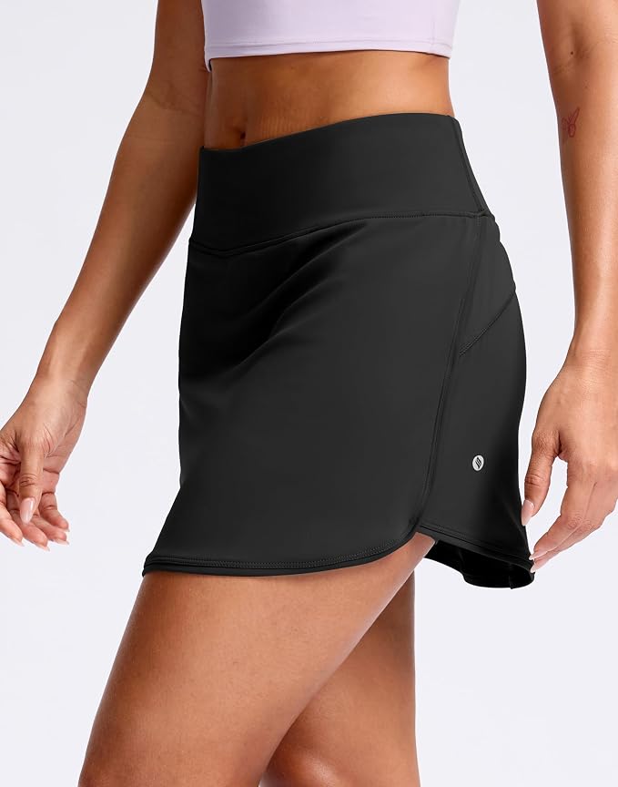 Skorts for Women with Pockets High Waisted Golf Skirts | Built-in Shorts, A Line, Athletic, Casual, Pickleball, Tennis Skirt