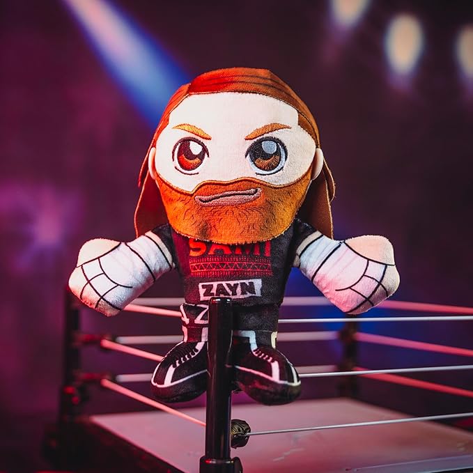 Bleacher Creatures WWE Sami Zayn 8" Kuricha Plush - Soft Chibi Inspired Toy