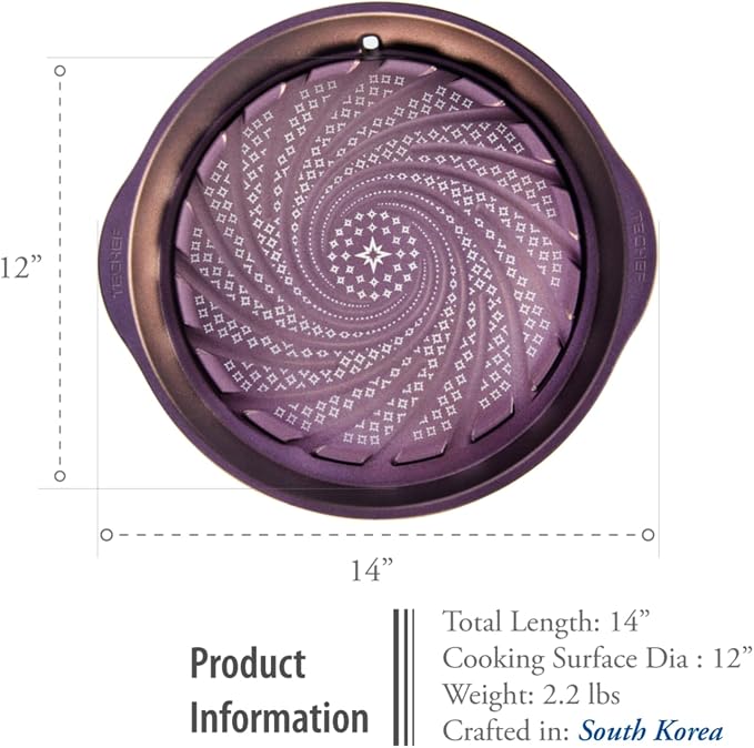 TECHEF - Stovetop Korean BBQ Non-Stick Grill Pan with Agni Portable Gas Stove Burner, Made in Korea (Grill Pan w Stove)