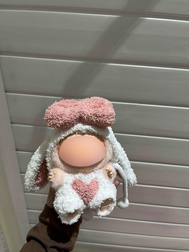 17cm Doll Clothes Accessories Outfits Cute Clothes Stylish Set (NO Doll) Cute Big-Eared Rabbit-one-Piece Suit