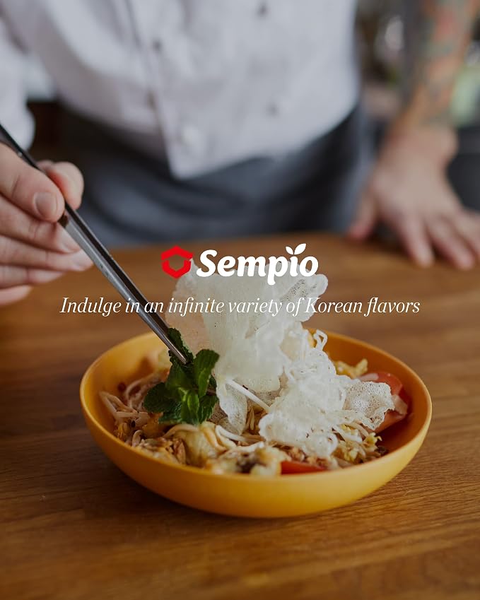 Sempio Glass Noodles, Dangmyun, Gluten-Free, 15.08 oz / 450 g | Sweet Potato Vermicelli, Ideal for Korean Food, Japchae, Galbitang, Good Carbs, Fat-Free, Pasta Alternative