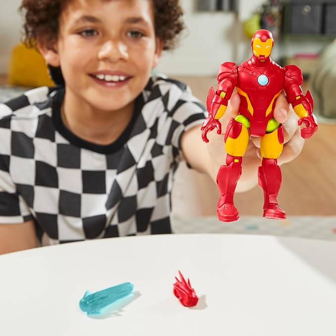 Avengers MixMashers Marvel Iron Man Custom Avengers Mix-and-Match Action Figure & Accessories, 5-Inch-Scale (12 cm) Super Hero Toys for Kids Ages 4+