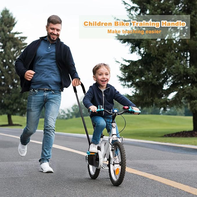 Children Cycling Bike Safety Trainer Handle Balance Push Bar