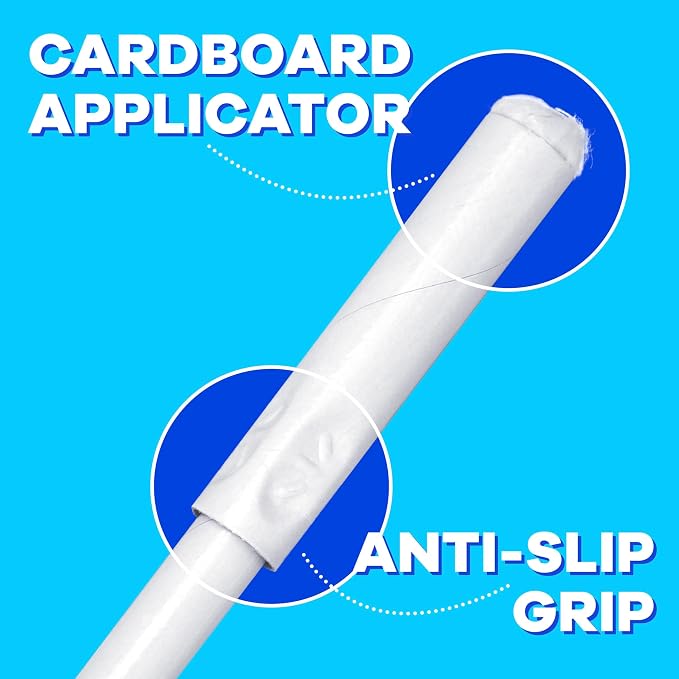 Tampax Cardboard Tampons for Women Super Plus Absorbency, Anti-Slip Grip, LeakGuard Skirt, Unscented, 40 Count