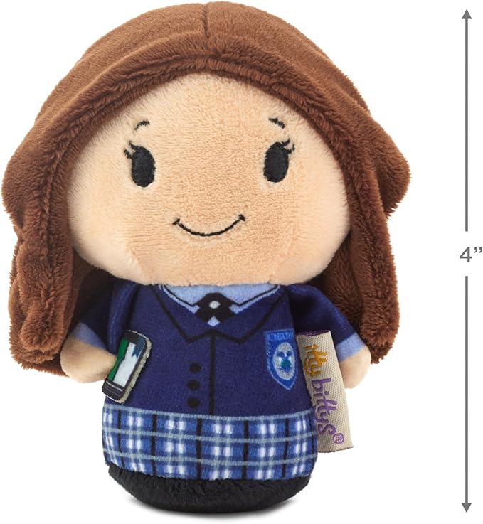 Hallmark itty Bitty Gilmore Girls Plush Toys (Lorelai and Rory) Set of 2, 4" Mini Stuffed Animals, Mom Gift for Mother's Day
