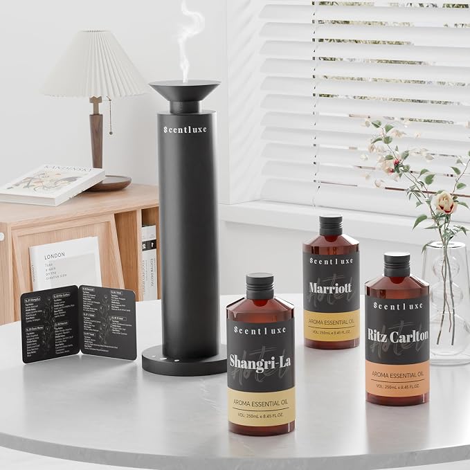 Essential Oils Inspired Marriott Beach Villa Diffuser Oil - Bitter Orange, Jasmine & Lily of The Valley Blend for Home Cleaning Aromatherapy Premium 250mL Hotel Fragrance Oil
