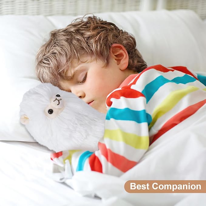 Llama Stuffed Animals, Microwavable Heating Pads Plushies for Soothing & Relaxation, Stuffed Alpaca Plush Toys for Stress Relief, Cuddly Lavender Scented Stuffed Doll for Kids, Llama Gifts