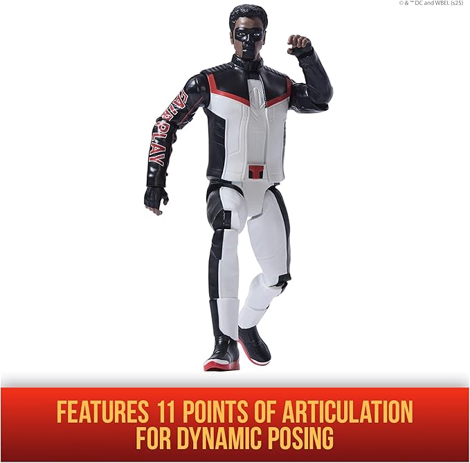 DC Comics, Superman Mr Terrific 12-inch Superhero Action Figure, Kids Toys for Boys and Girls Pretend Play, for Ages 4 and Up