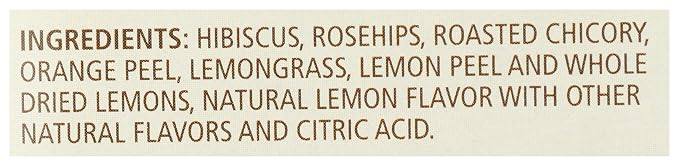 Celestial Seasonings Lemon Zinger Herbal Tea Box, Caffeine Free, 20 Tea Bags (Pack of 2)