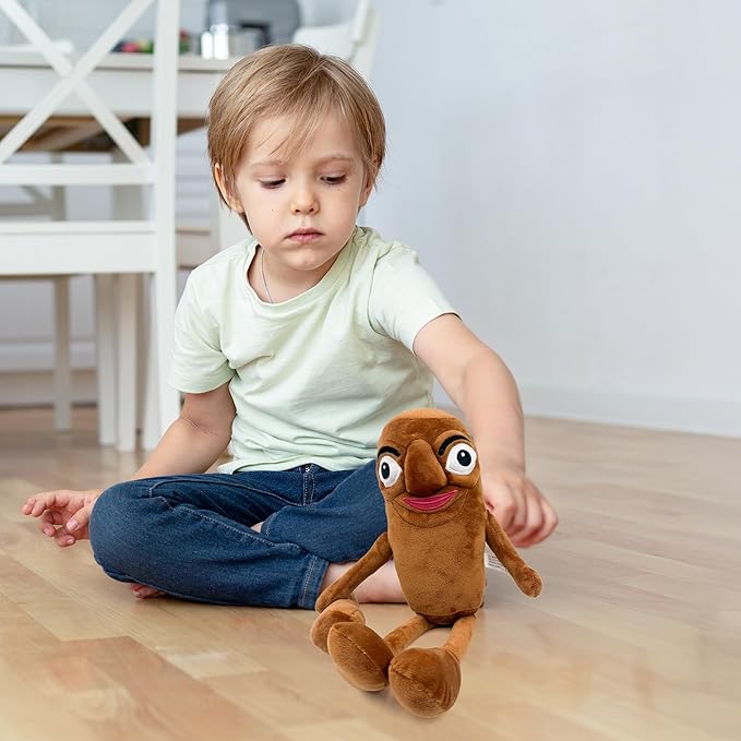 Plush, Tung Tung Tung Sahur Plushies Toy 16inch for Fans Gift, Soft Stuffed Animal Pillow for Home Kids' Bedroom Decor, Birthday Christmas Choice for Boys Girls Cute Halloween Plush Toy (Tung)