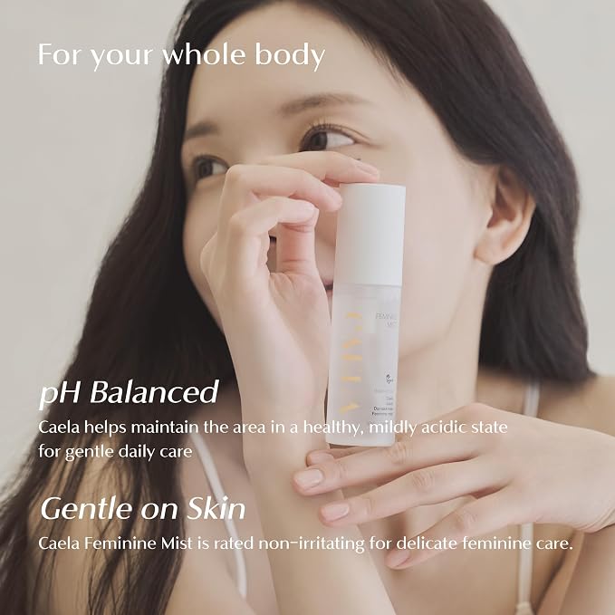 CAELA Feminine Spray, pH-Balanced Care for Intimate Area, Odor Control, Daily Freshness & Hydration, Triple Lactobacillus Ferment Complex, Travel Essential for Women, Gym & Daily Care, 1.69 Fl Oz