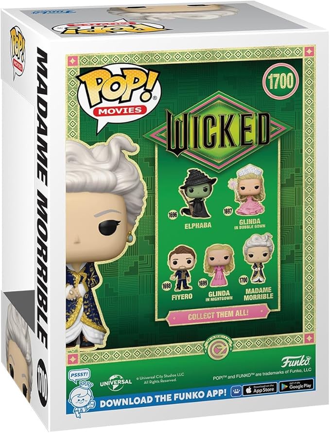 Funko POP Movies: Madame Morrible - Wicked - Collectable Vinyl Figure - Gift Idea - Official Merchandise - for Kids & Adults - Movies Fans - Model Figure for Collectors and Display