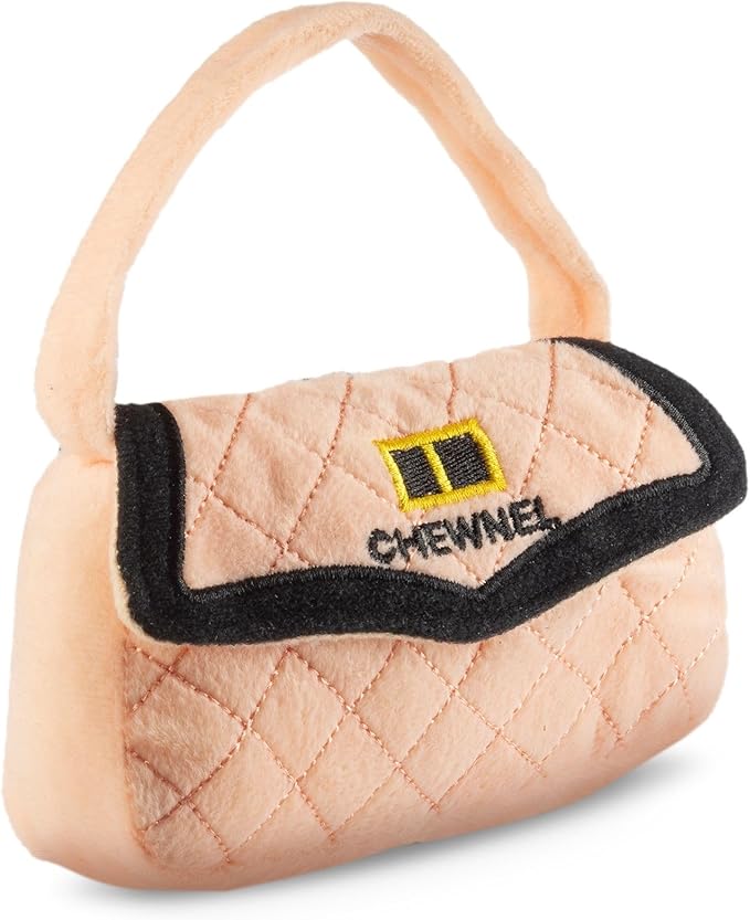 Dog Diggin Designs Runway Pup Collection | Unique Squeaky Parody Plush Dog Toys – Haute Couture Purses & Handbags