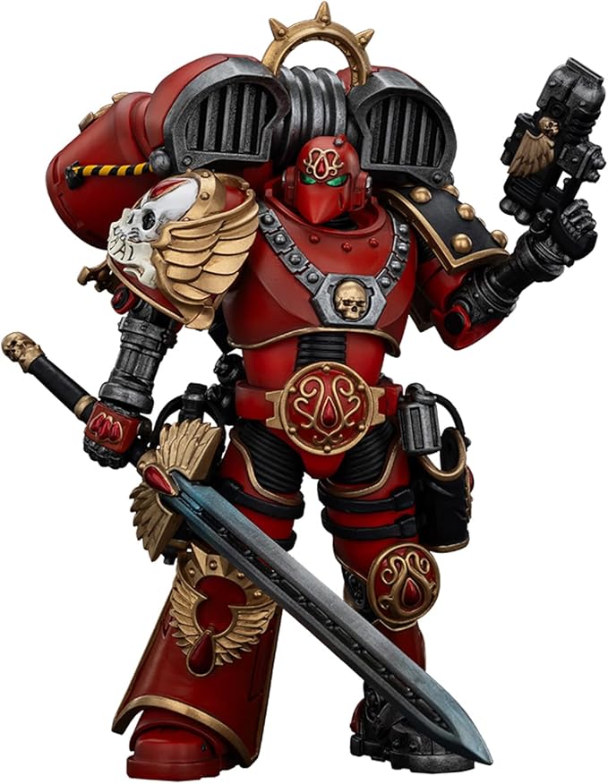 JoyToy Warhammer 40K Genuine License 1:18 Action Figure, Blood Angels Dominion Zephon, 4.96 inch Collectible Action Figures Sets