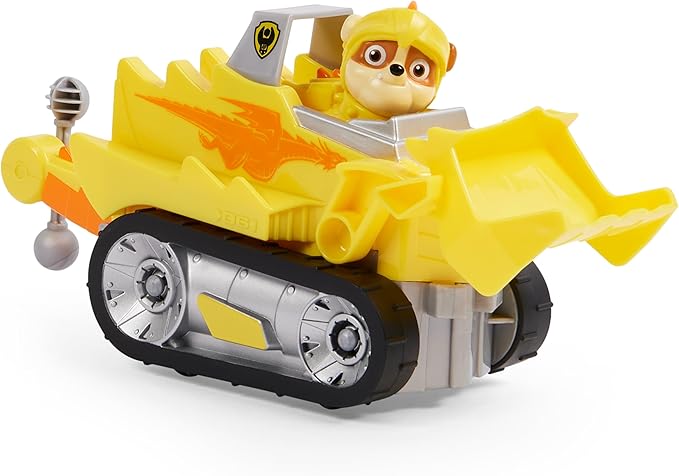 Paw Patrol, Rescue Knights Rubble Transforming Toy Car with Collectible Action Figure, Kids Toys for Ages 3 and up