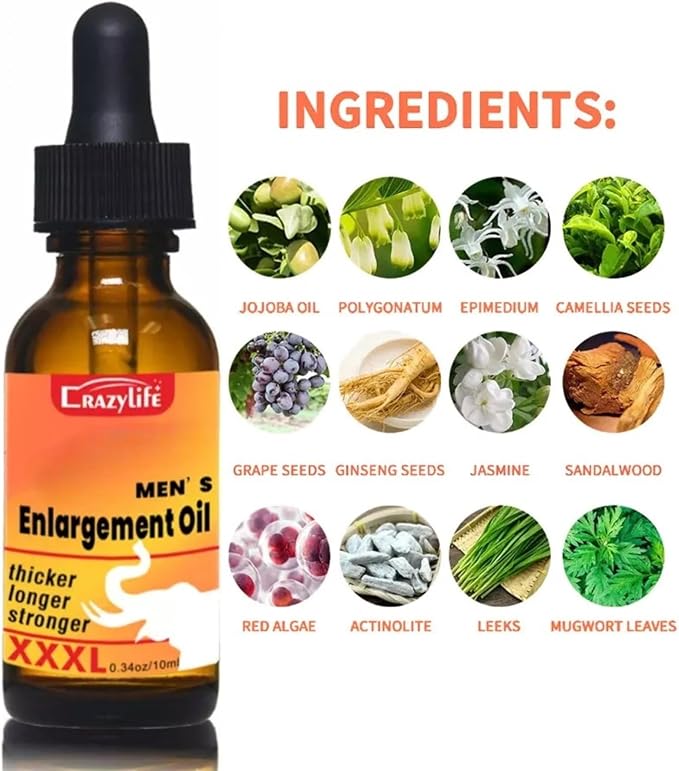 XXXL Man Extra Power Strength Massage Essential Oil 0.34 FL OZ (XEY)