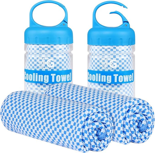 BOGI Cooling Towels for Neck and Face, Soft Breathable Cool Towel for Instant Cooling Stay Cool for Yoga, Sport, Gym, Camping, Running & More Activities