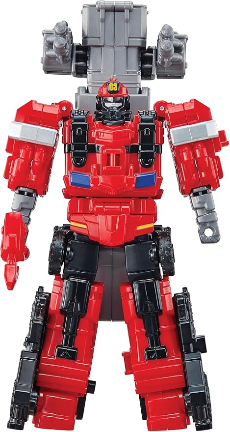 New TOBOT, MINI TOBOT L, Youngtoys Transforming Collectible Vehicle to Robot, Heroes Animation Character Toys for Kids 3 and up Transform Toys Cars, Mini Size 7-inch