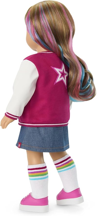 American Girl, Truly Me 18-inch Doll #101 with Gray Eyes, Wavy Caramel Hair, Light-to-Medium Skin, for Ages 6+