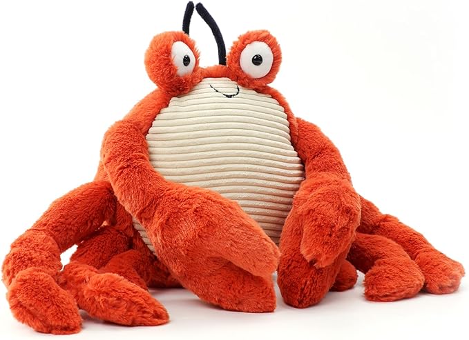 RECUR Plush King Crab Stuffed Animals,Soft Plushie,12 Inches,Adorable Gift for All Ages