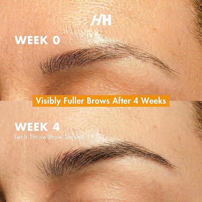 Handmade Heroes Eyebrow Growth Serum – Natural Vegan Brow Enhancer with Rosemary & Pumpkin Seed Oil – Prostaglandin Free Serum for Thicker, Fuller Looking Brows – Gentle & Nourishing Formula