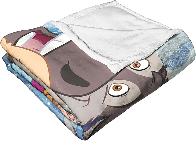 Northwest Disney 100 Silk Touch Throw Blanket, 50" x 60", Frozen Family